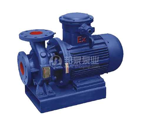 ISWB型卧式防爆管道泵